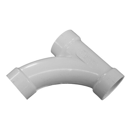 Jones Stephens 4 in. PVC Long Turn Tee Wye PFY540L